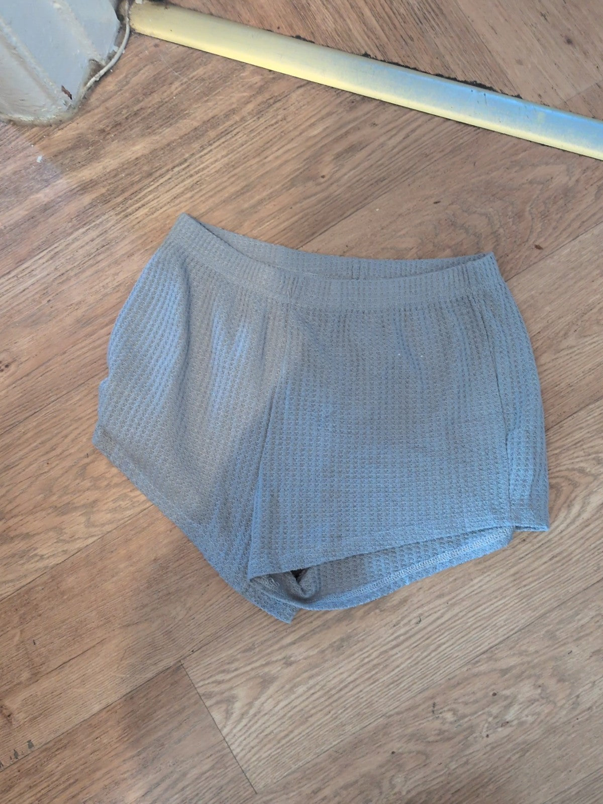 Medium Grey Elasticated Hot Pants