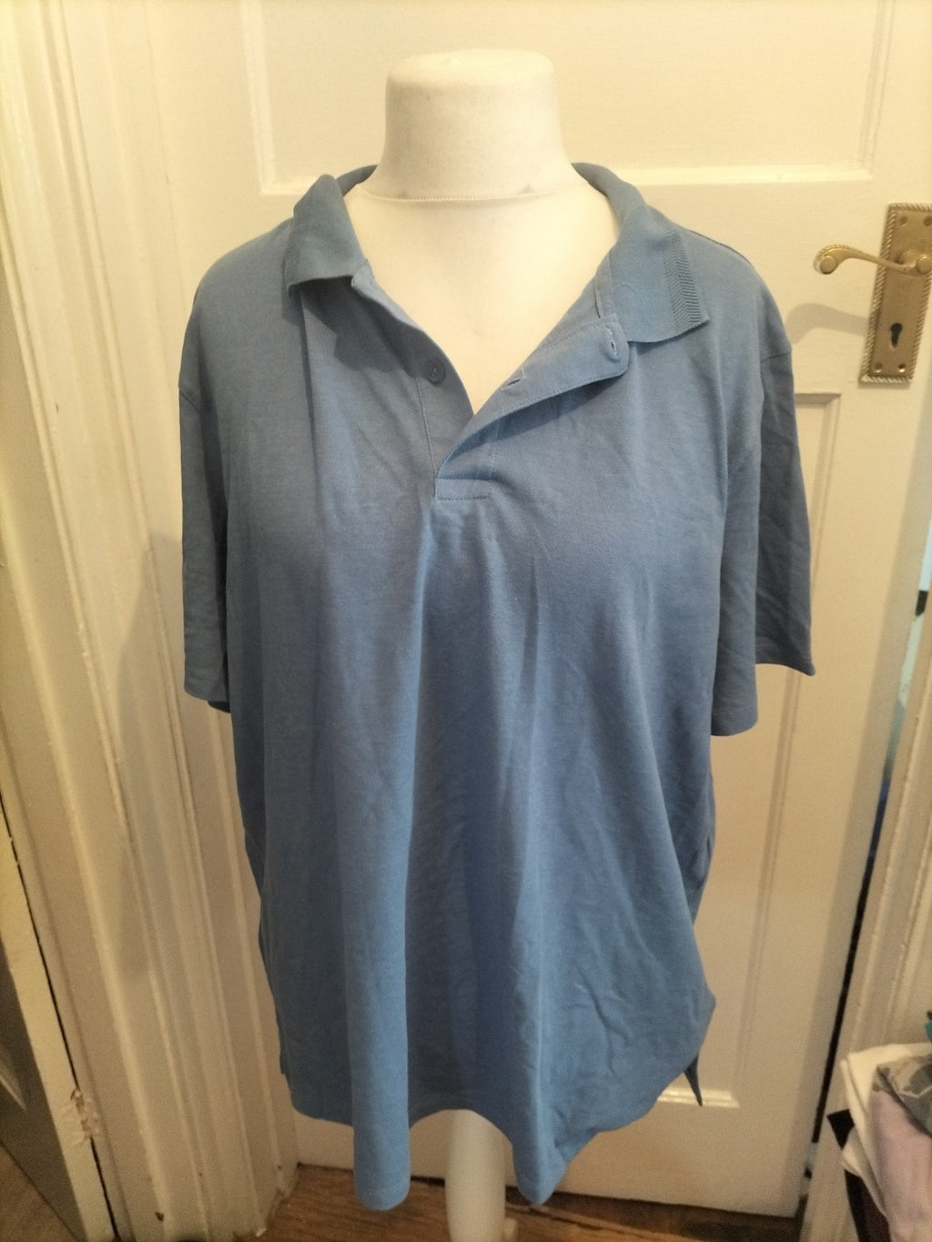 32⁰ Cool 2XL Blue Short Sleeve Polo