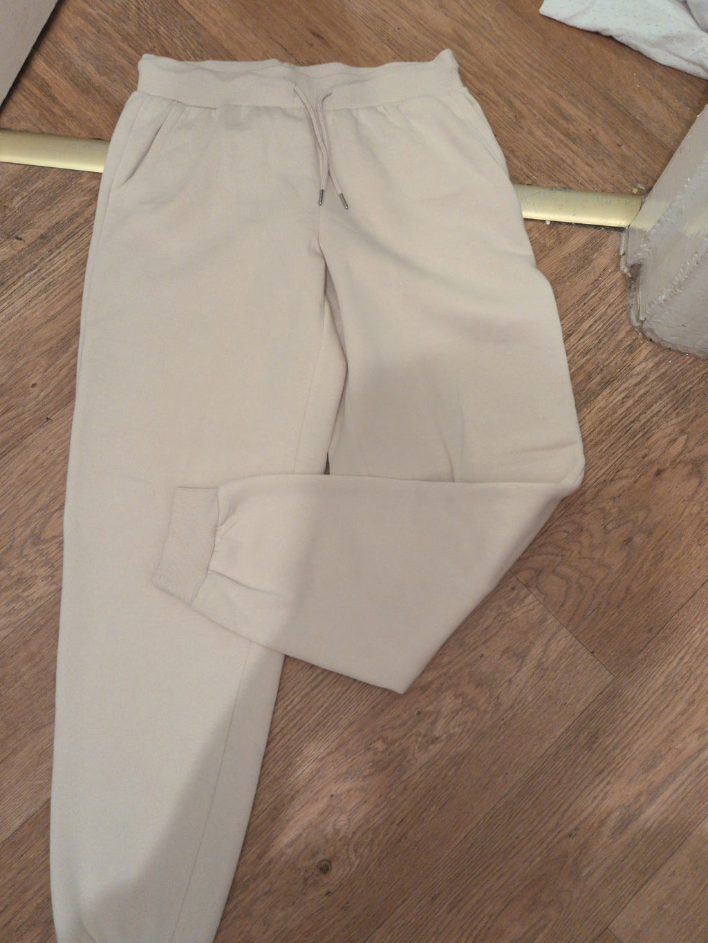 Peacocks Small Off White Elasticated Joggers