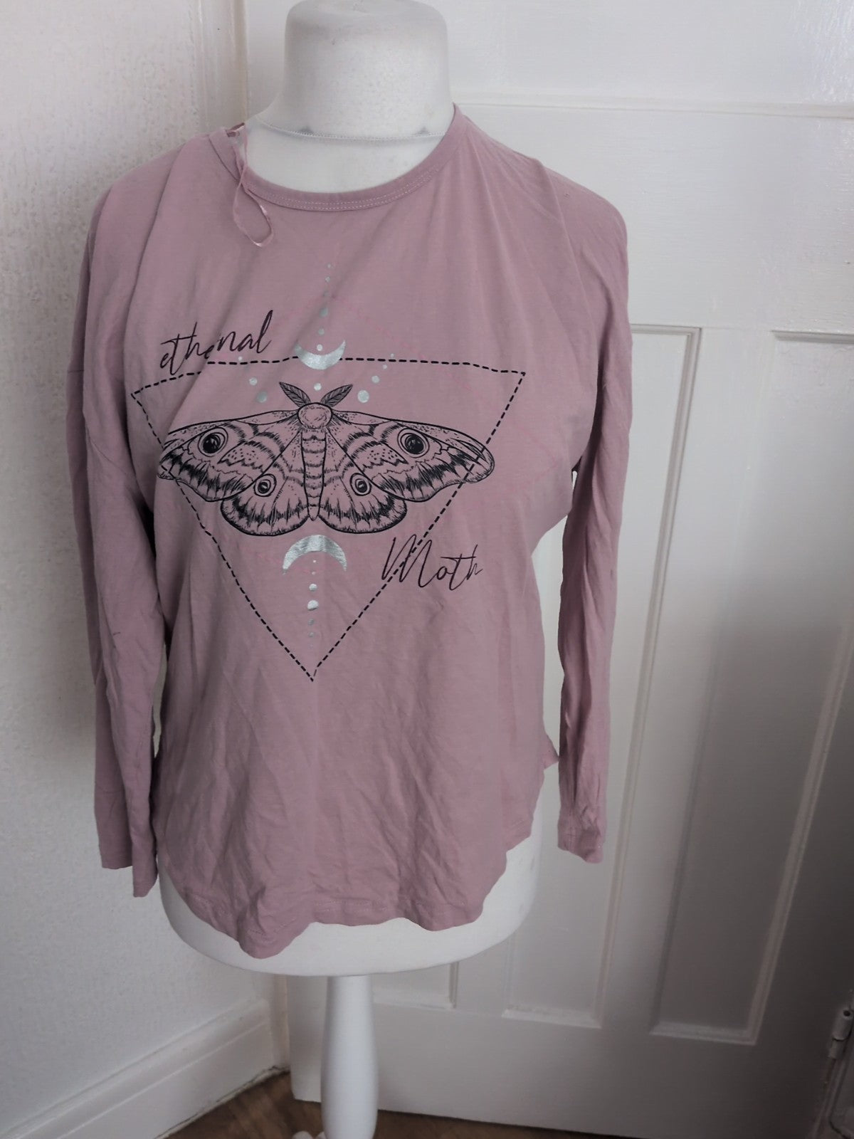 Beloved Large Purple Butterfly Long Sleeve Pyjama Top