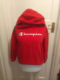Mens Champion Size Small Red Pullover Hoodie