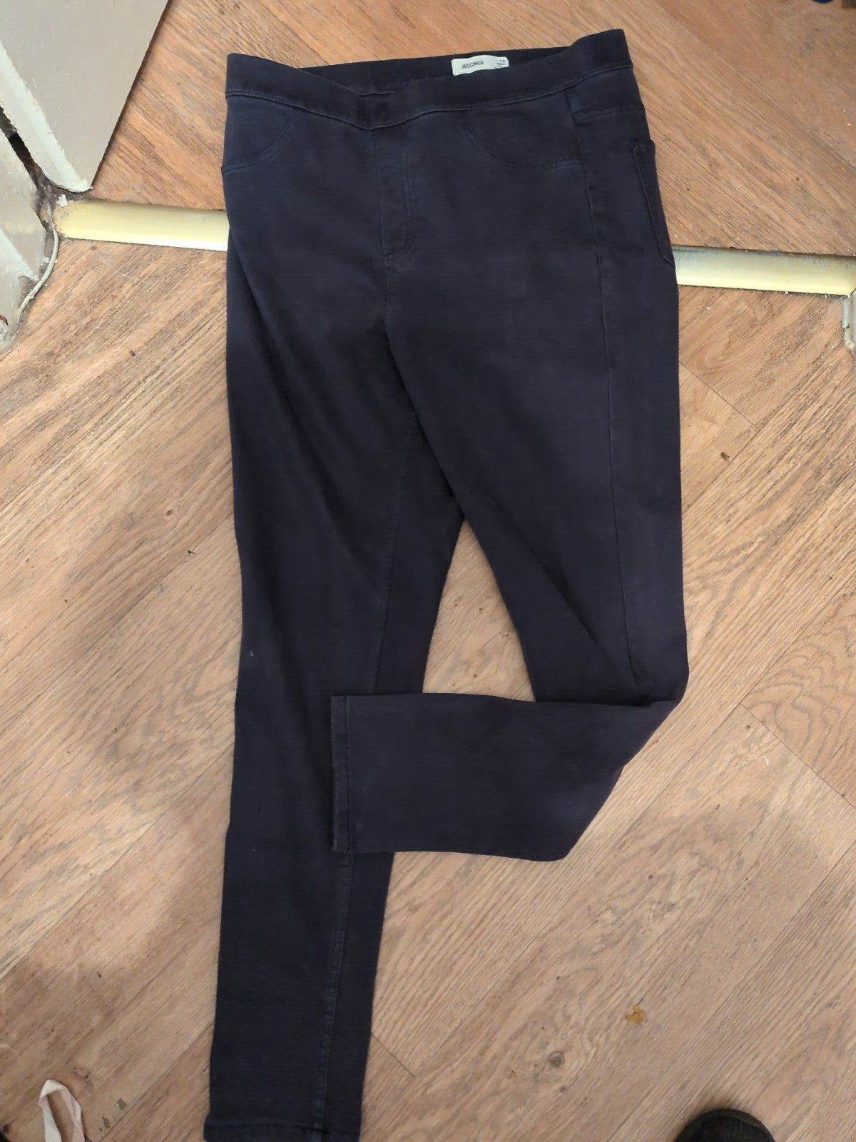 Marks And Spencer 14short Navy Jegging