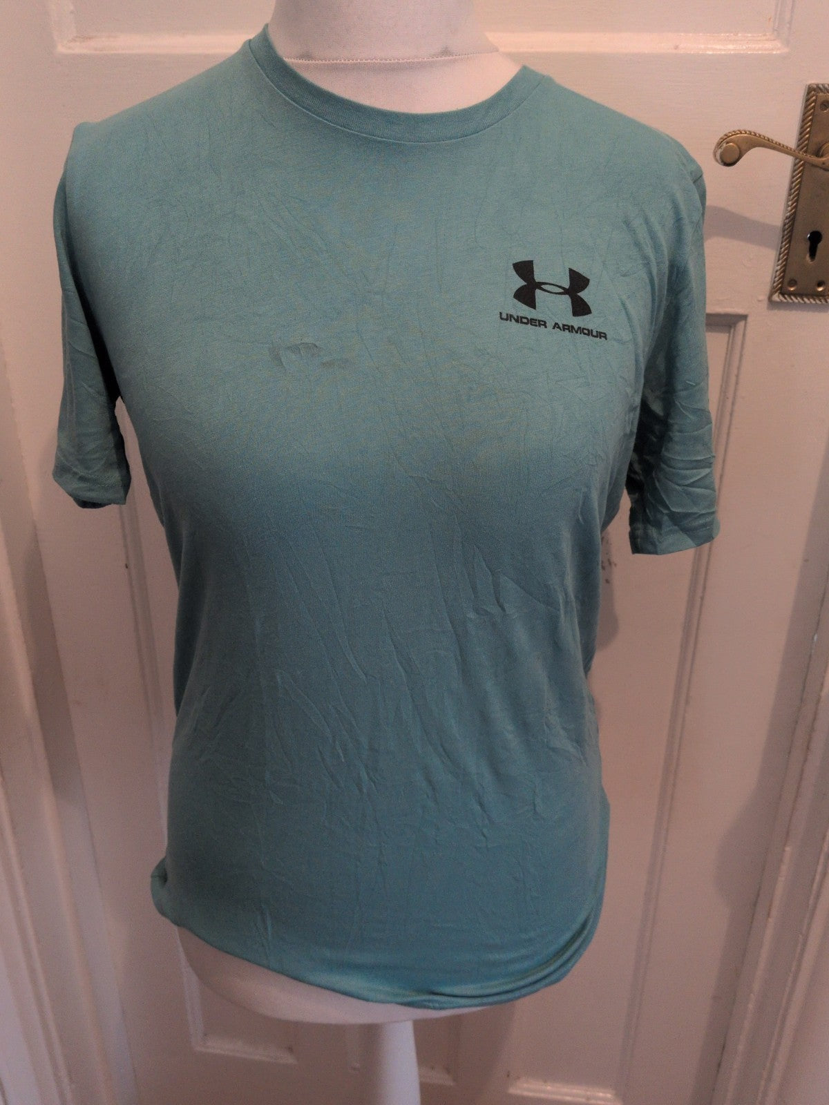 Under Armour Small Turquoise Loose Fit Short Sleeve T-shirt