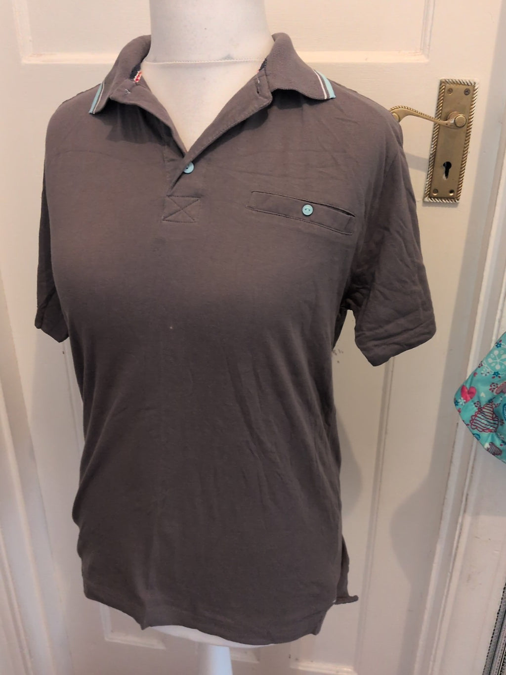 Avenue Small Grey Short Sleeve Polo
