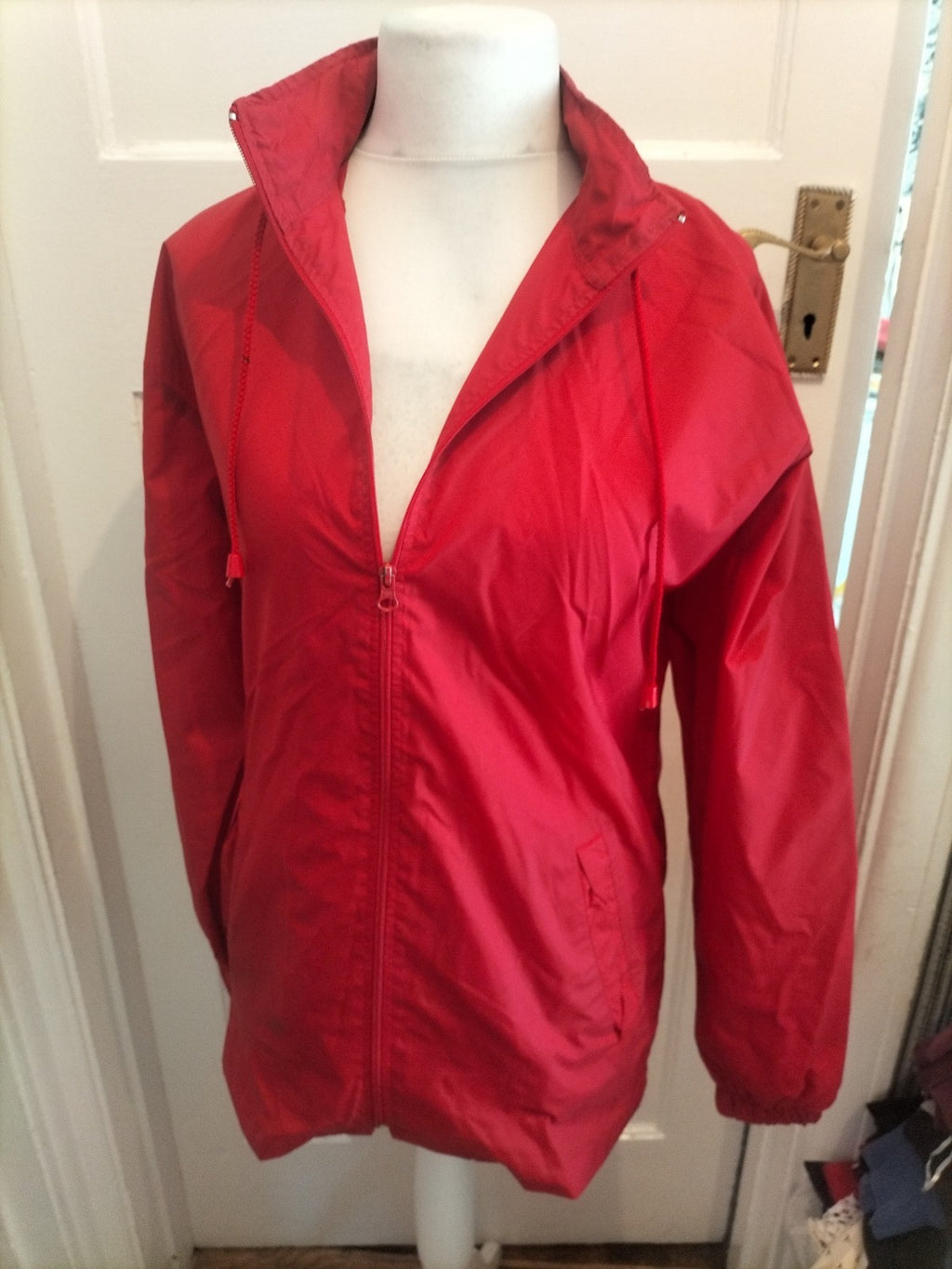 Fruit Of The Loom Small Red Rain Mac Full Zip