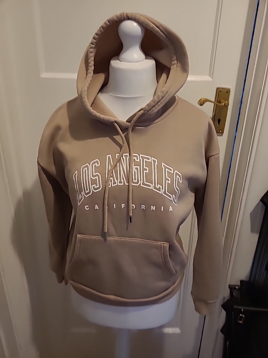 Ladies Shein Size Medium Brown "Los Angeles" Hoodie