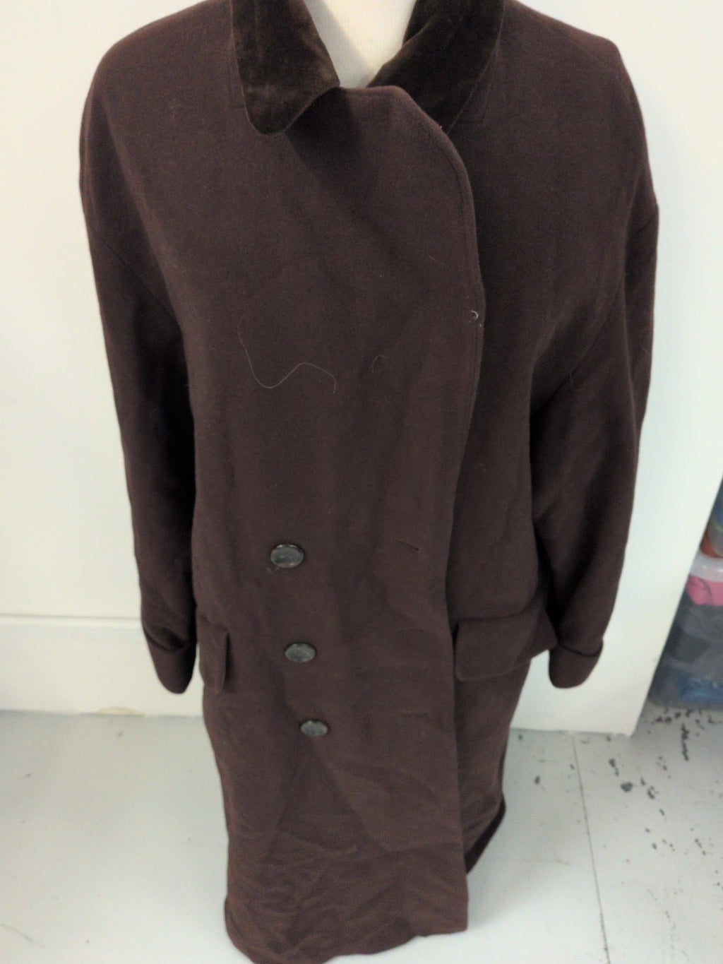 Steilmann 14 Brown Long Length Lined Jacket
