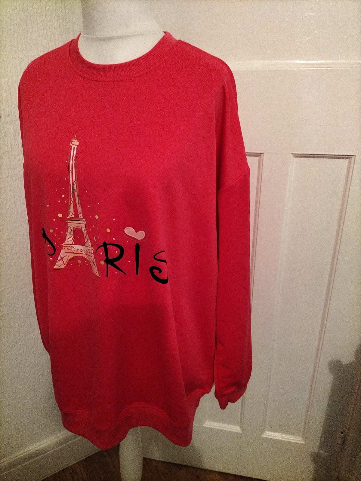 Ladies Size 4XL Hot Pink "Paris" Blouse