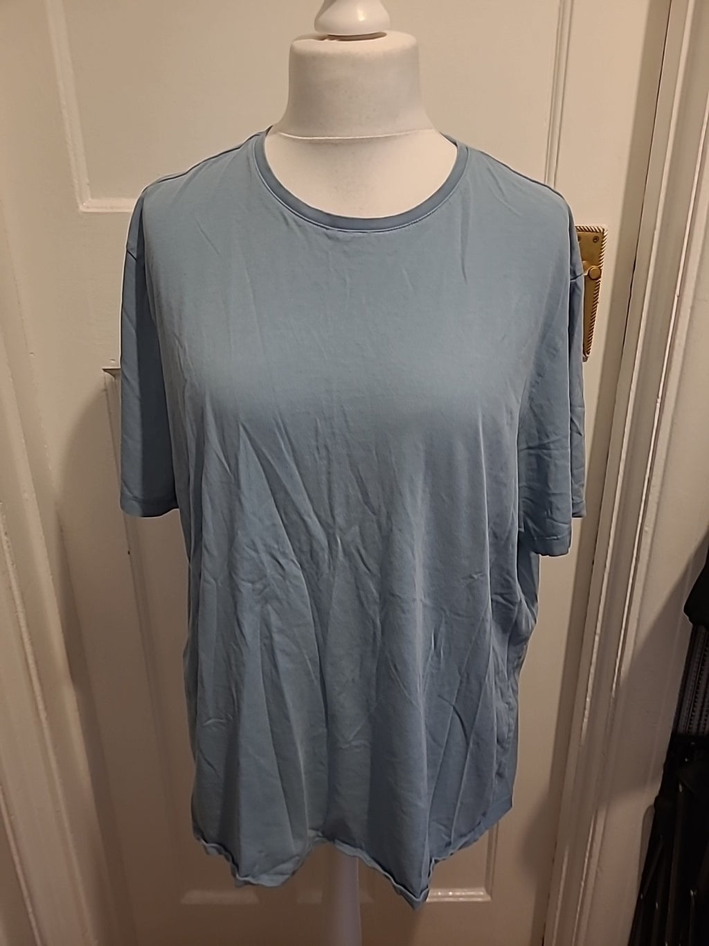 Mens F&F Size 3XL Blue Short Sleeved Tshirt
