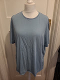 Mens F&F Size 3XL Blue Short Sleeved Tshirt