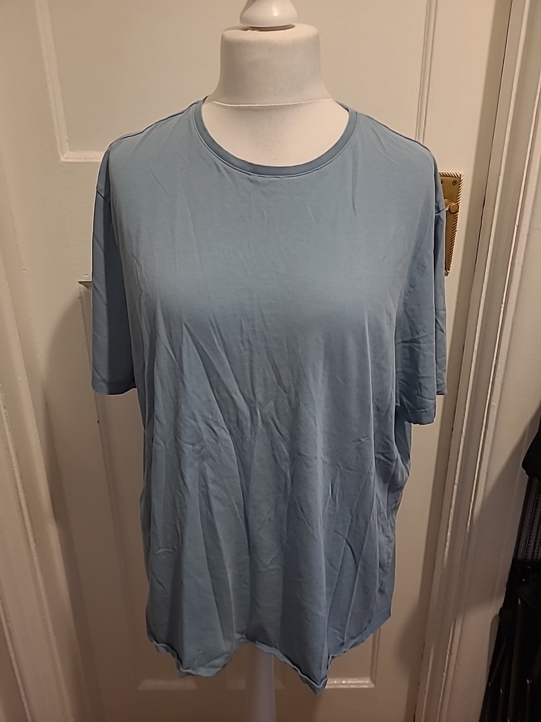 Mens F&F Size 3XL Blue Short Sleeved Tshirt