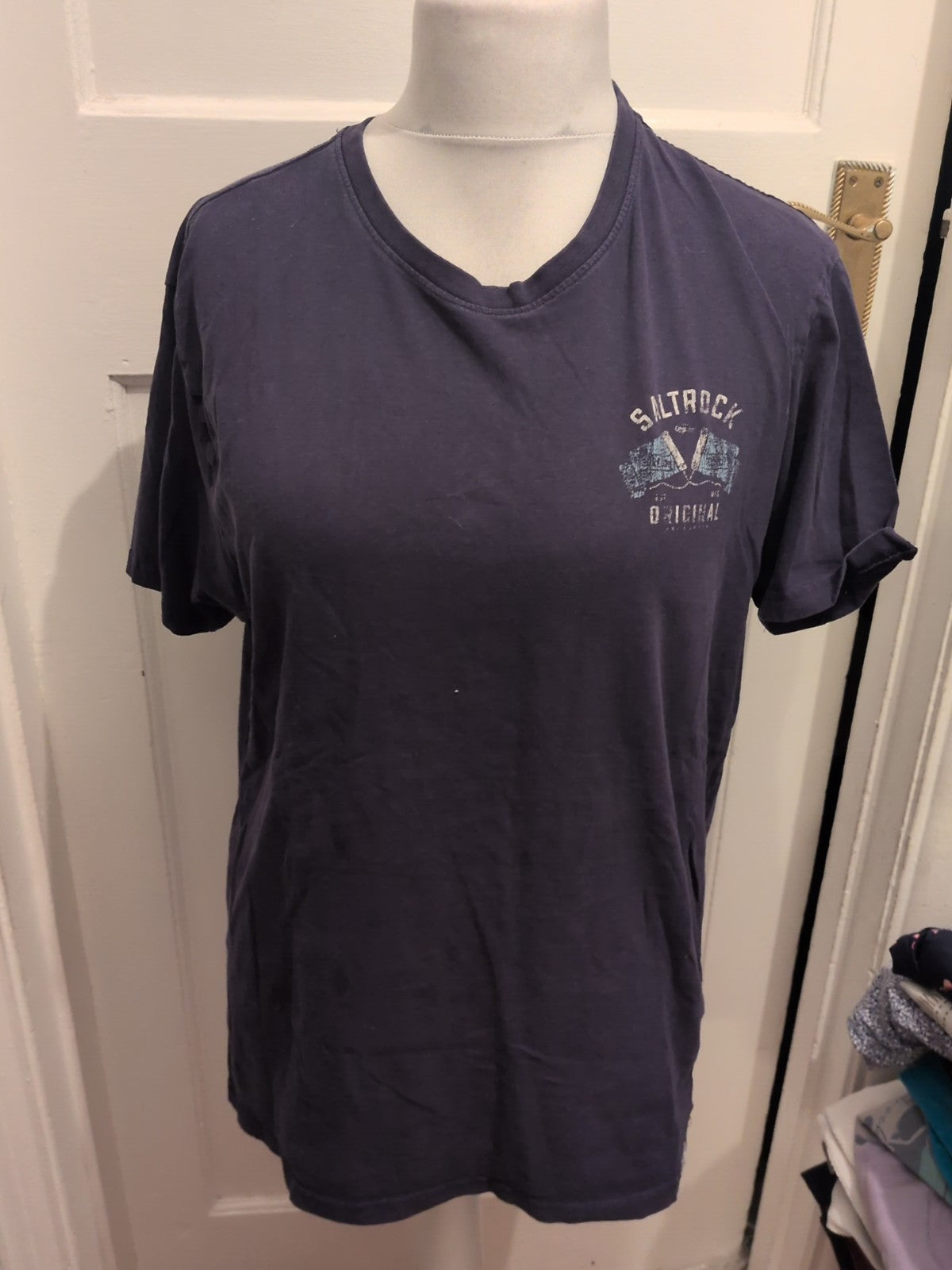 Saltrock XL Navy Print Original Short Sleeve T-shirt