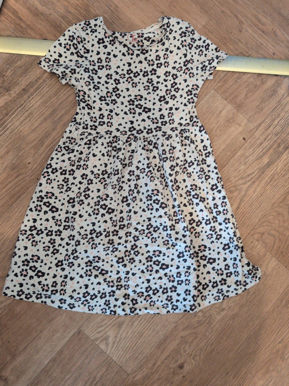 Tu 9 Years Leopard Print Short Sleeve Dress