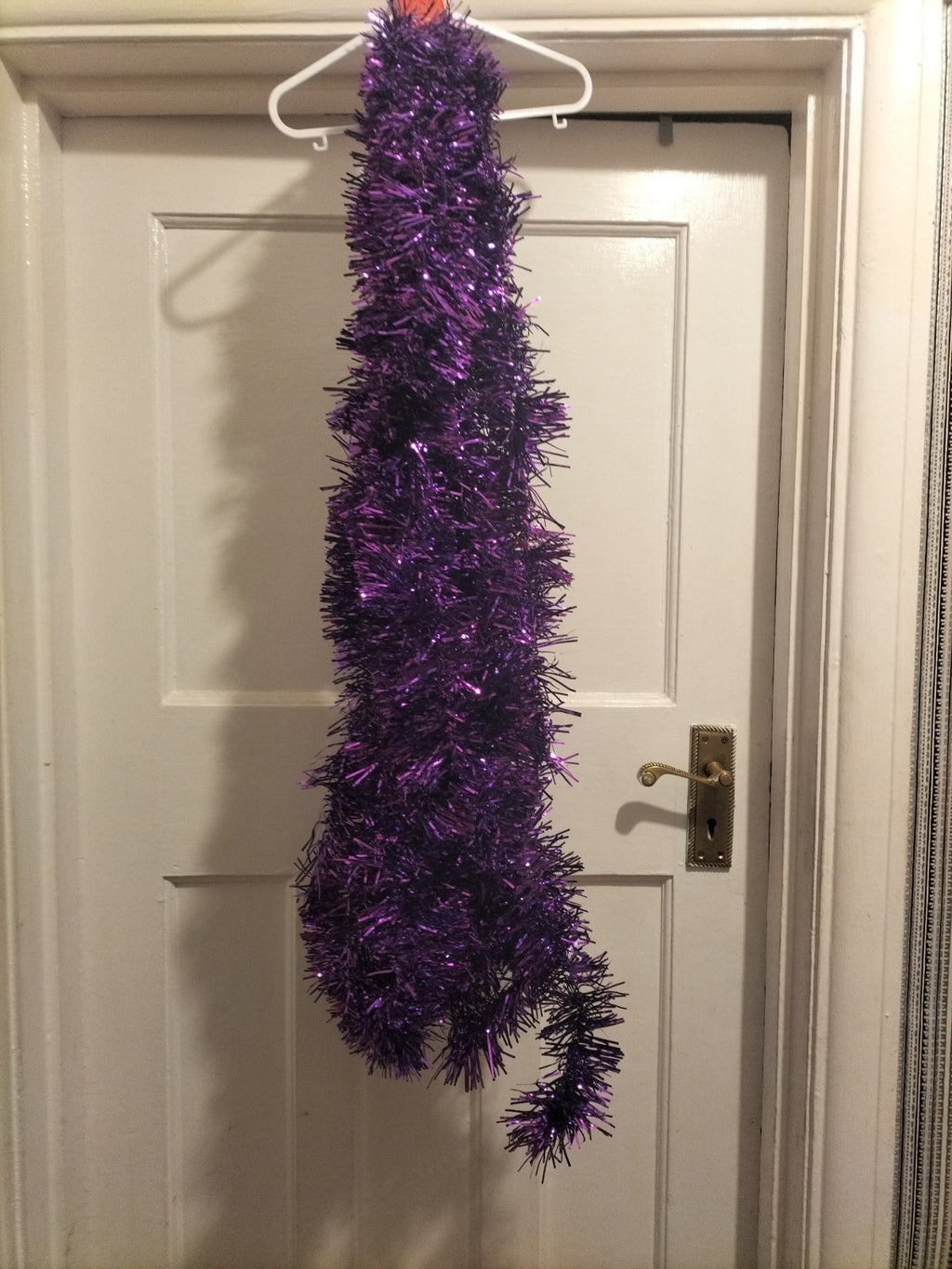 Brand new Purple 2M Christmas decoration Tinsel