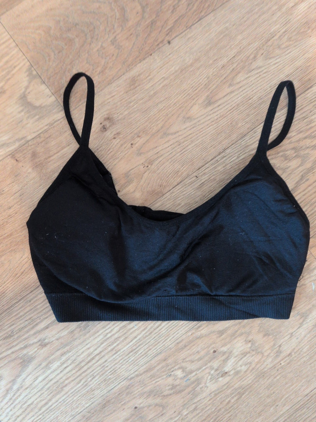 Primark 12-14 Blue Rib Bralette