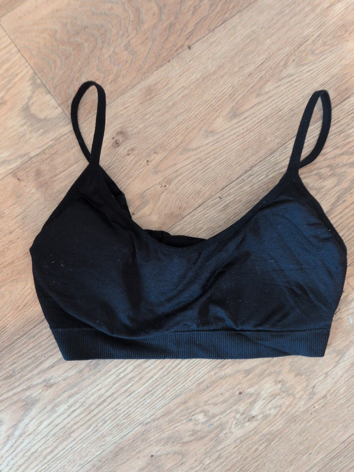 Primark 12-14 Blue Rib Bralette