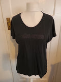 Mens Converse Size Medium Short Sleeved Dark Navy Tshirt