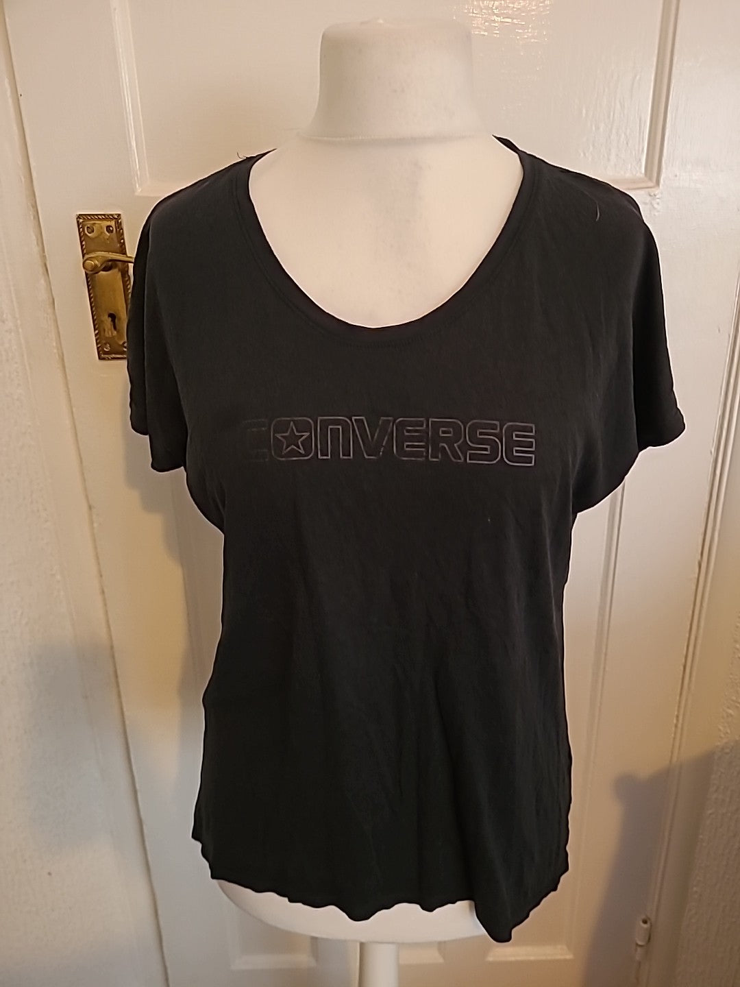 Mens Converse Size Medium Short Sleeved Dark Navy Tshirt
