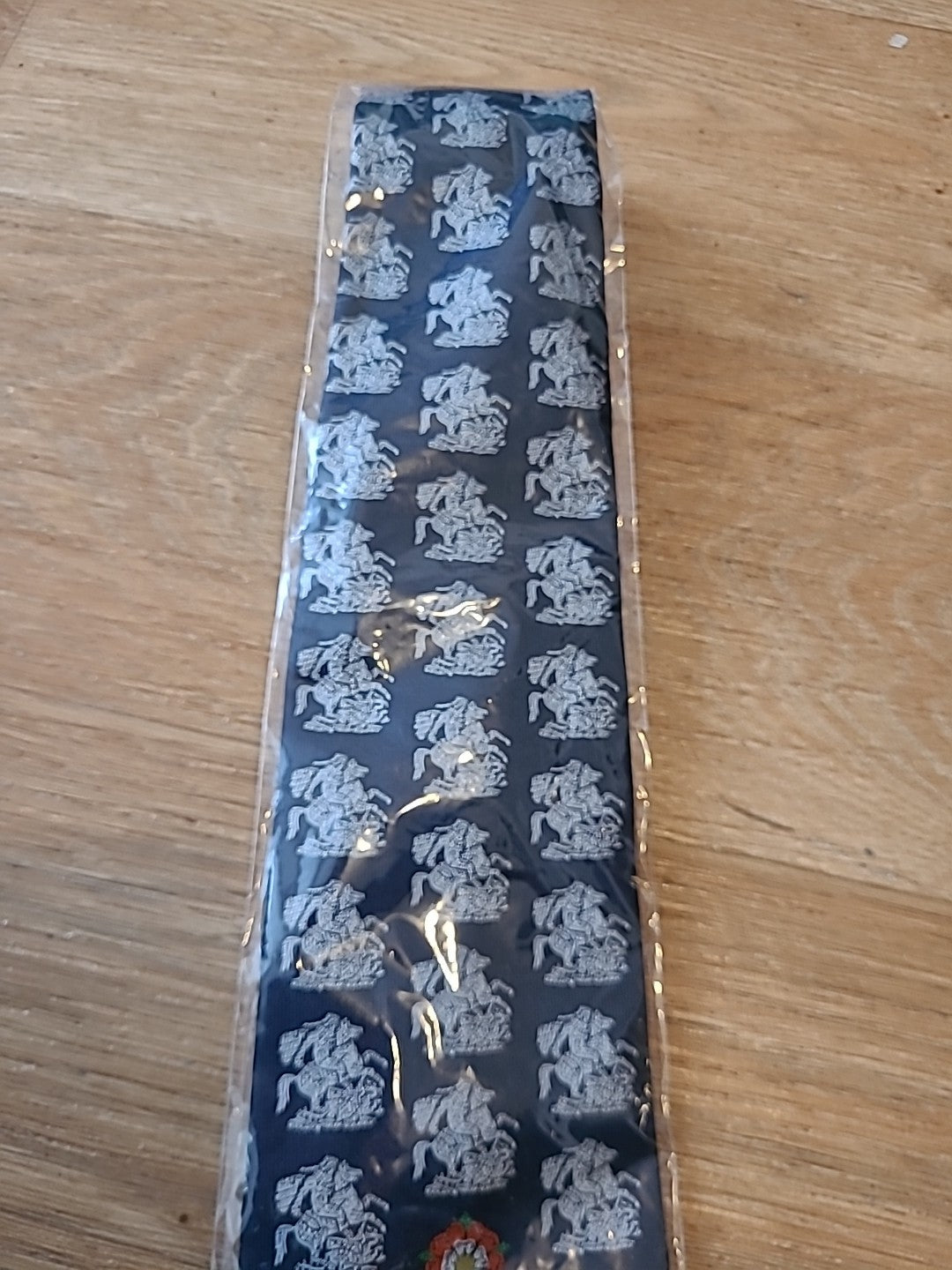 Brand New Mens Black England Patterned Tie