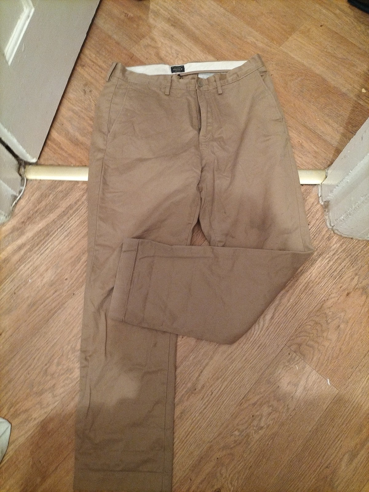 Mens J.Crew Size 32" Camel Urban Slim Chino Small Marks