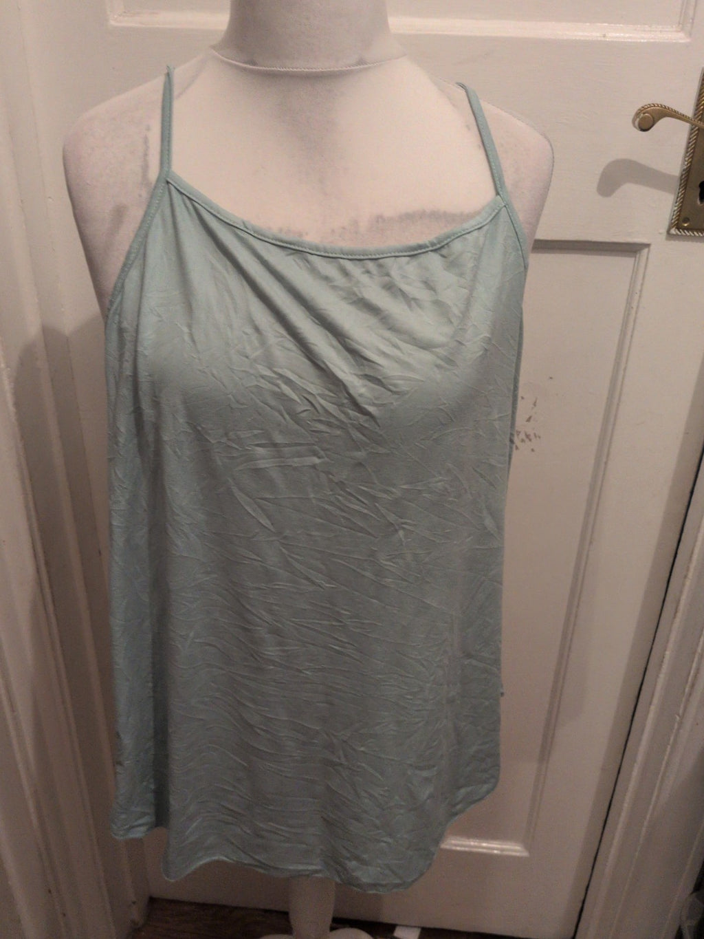 Shein Curve 3XL Green Sleeveless Cami T-shirt