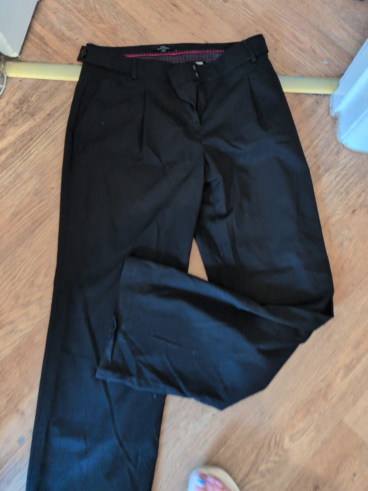 Next 12L Tailoring Black Smart Trousers