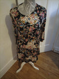 Ladies TU Size 10 Floral Mid Sleeved Top
