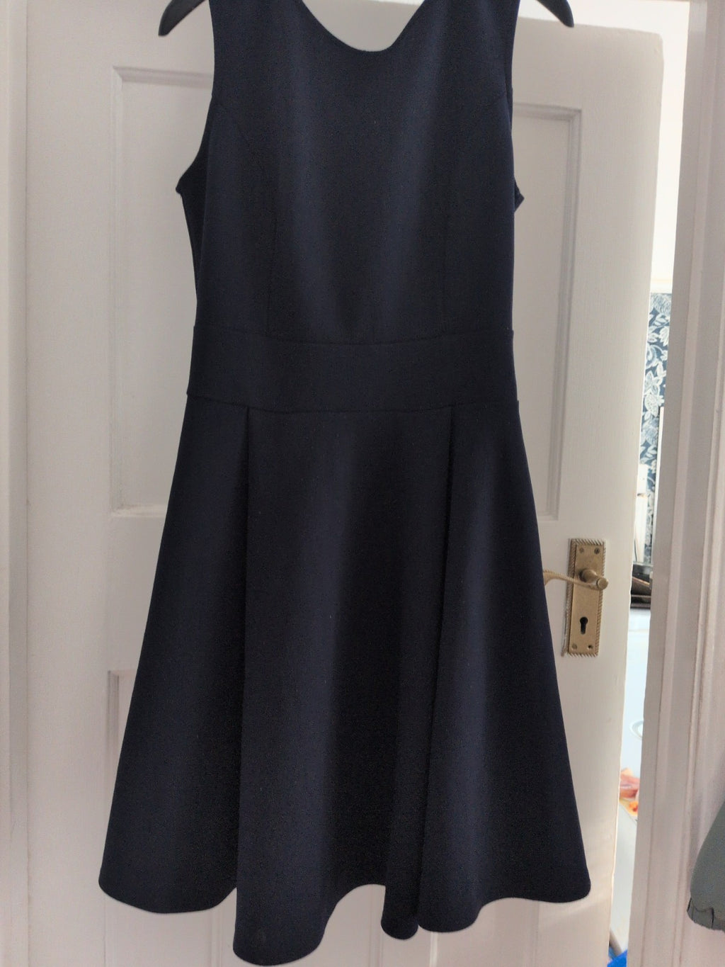 Vanessa Alexandra Medium Navy Sleeveless Dress