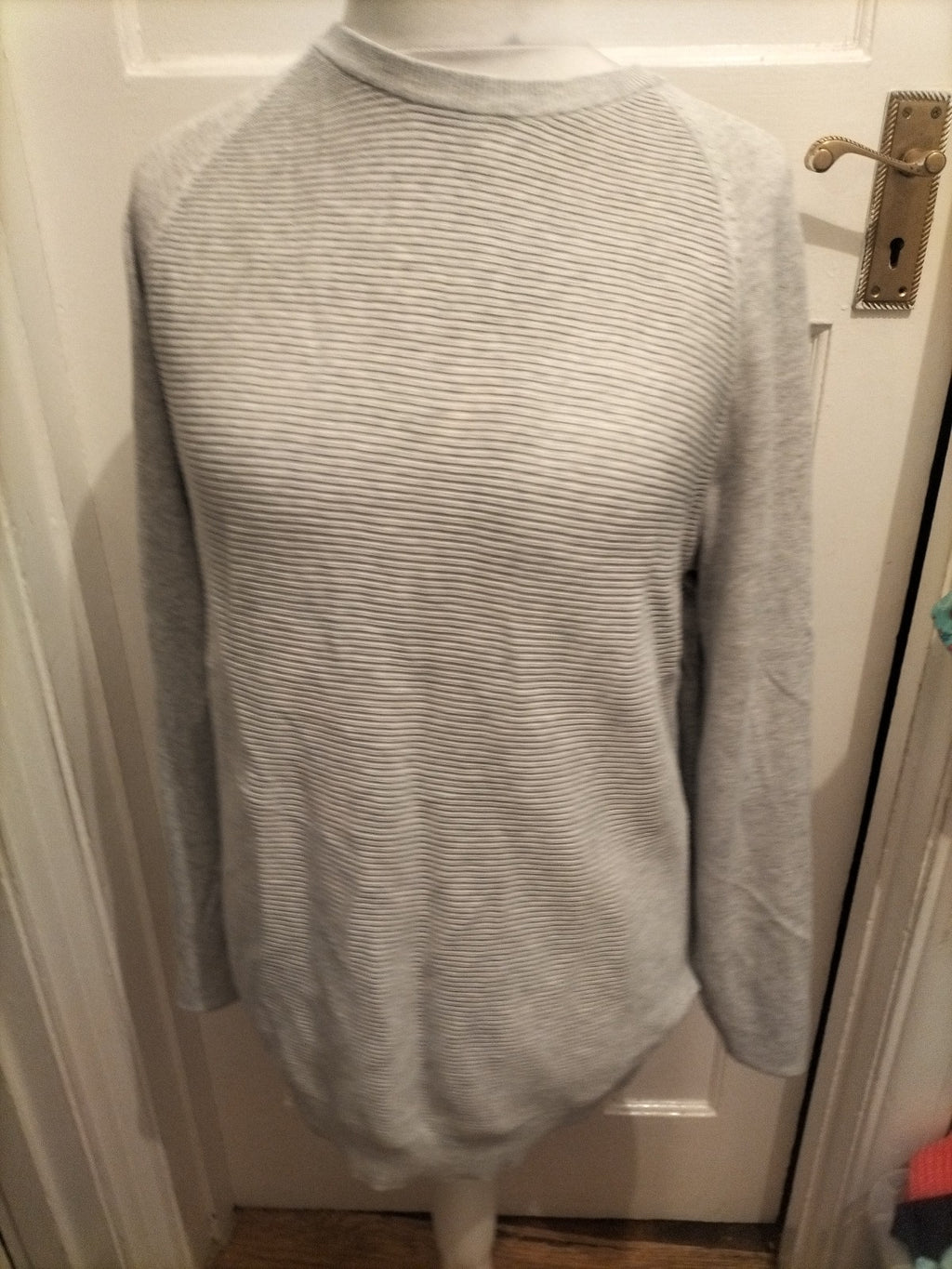 TU Medium Grey Brush Rib Long Sleeve Jumper Pullover