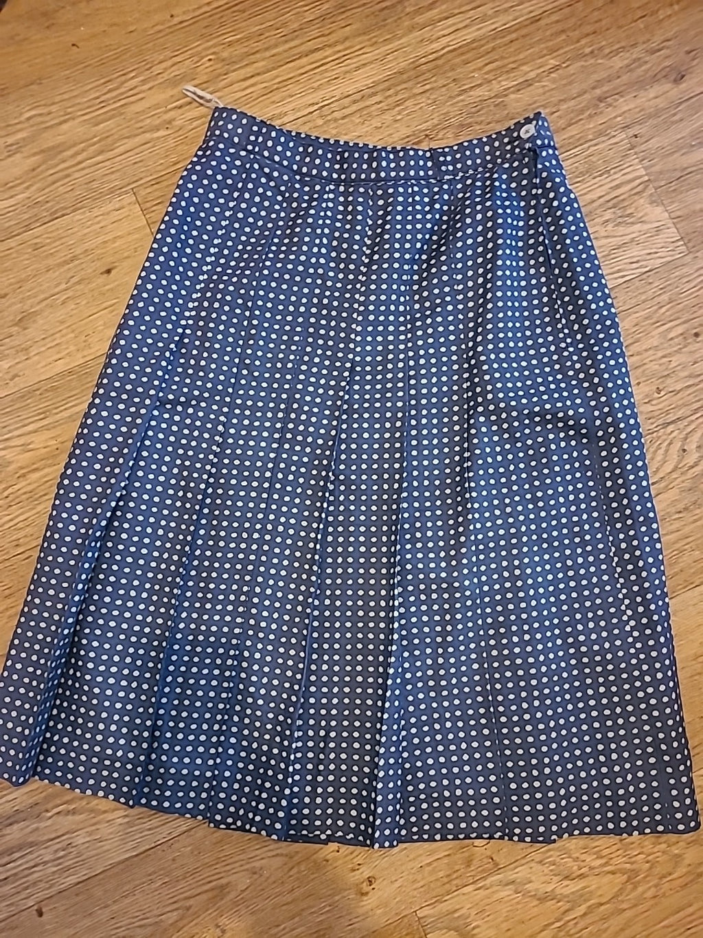 Ladies Miss Unionite Size Euro 38 Polkadot Lined Skirt