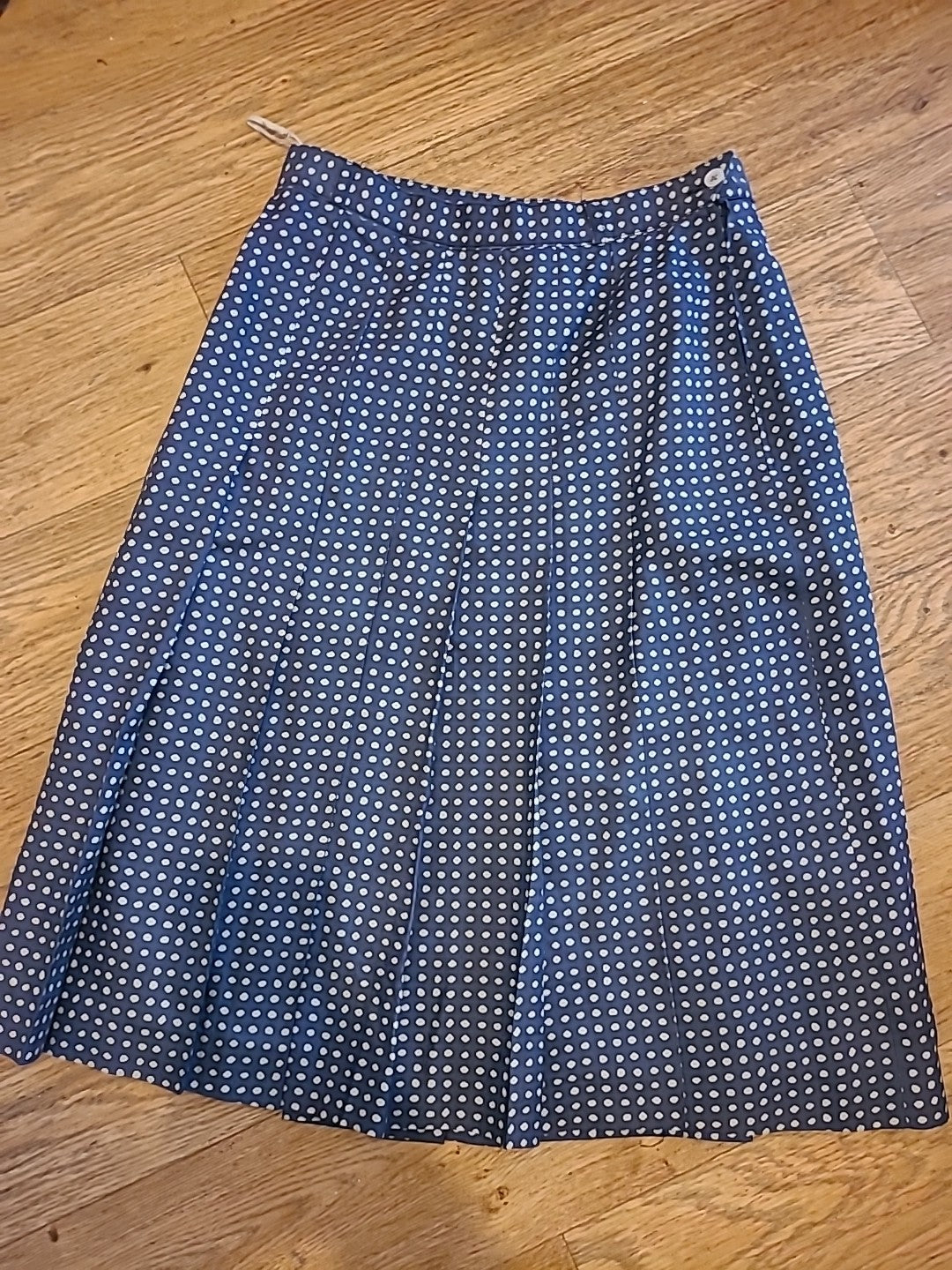 Ladies Miss Unionite Size Euro 38 Polkadot Lined Skirt