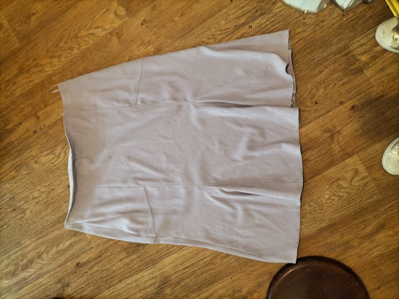 Ladies Bonmarche Size 18 Pale Lilac Long Flare Skirt