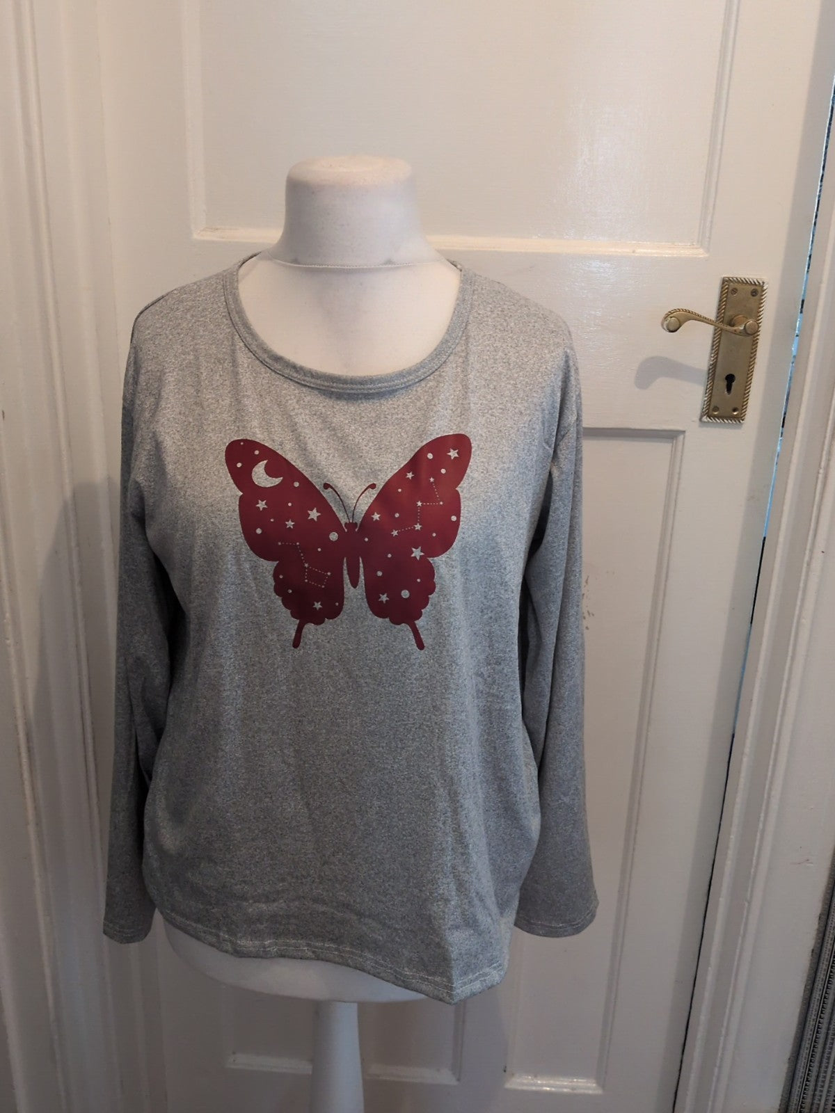 Brand New XL Grey And Purple Pyjama Set
