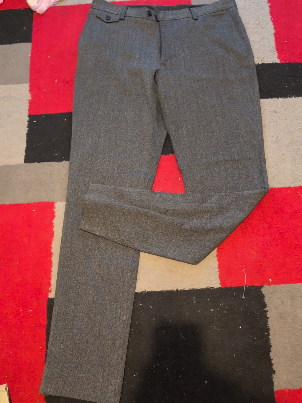 Next 34/33 Grey Trousers Smart