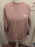 Boohoo XS Pink Printed Sweatshirt