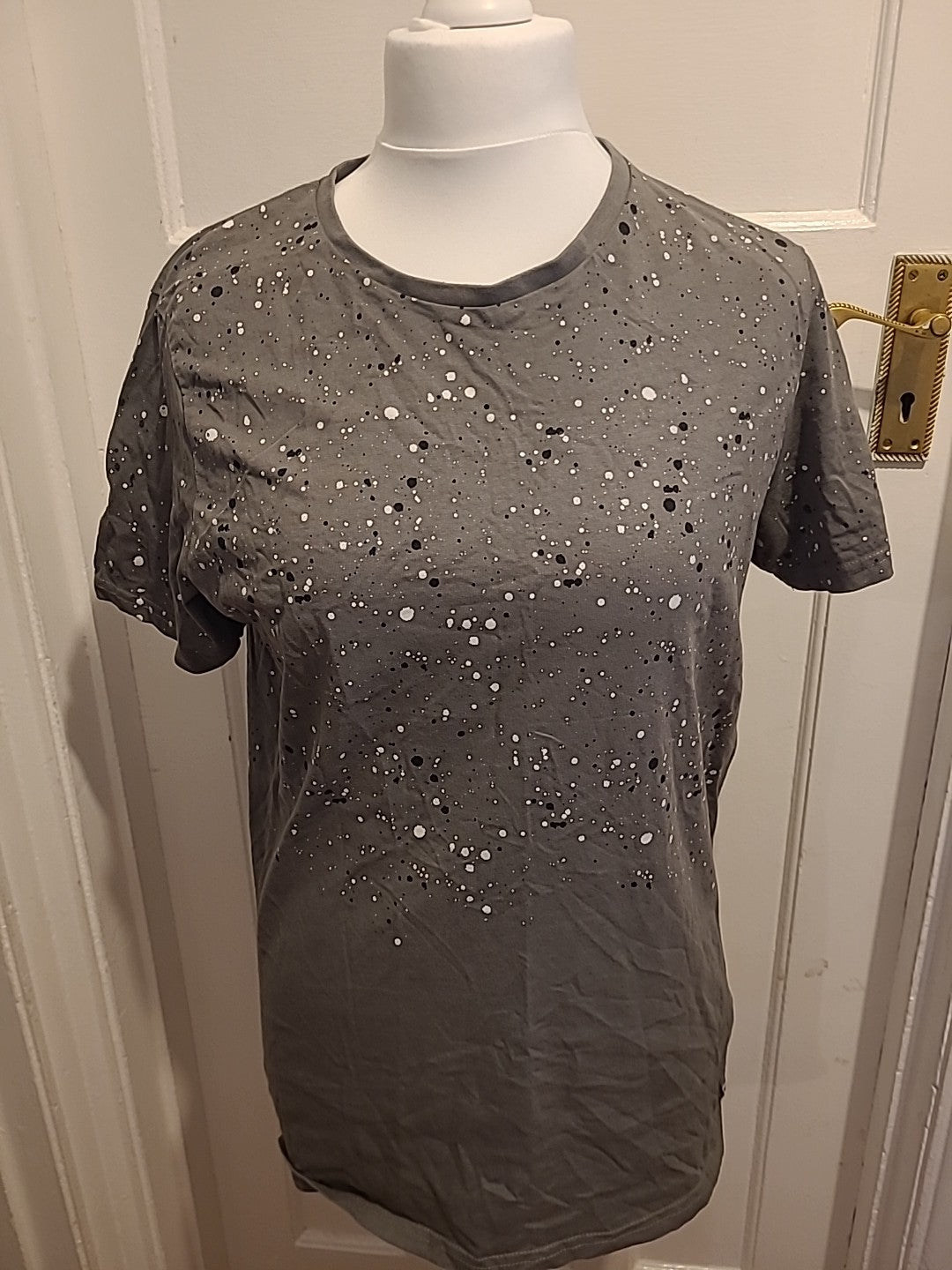 Mens Fluid XL Grey Short Sleeve T-shirt
