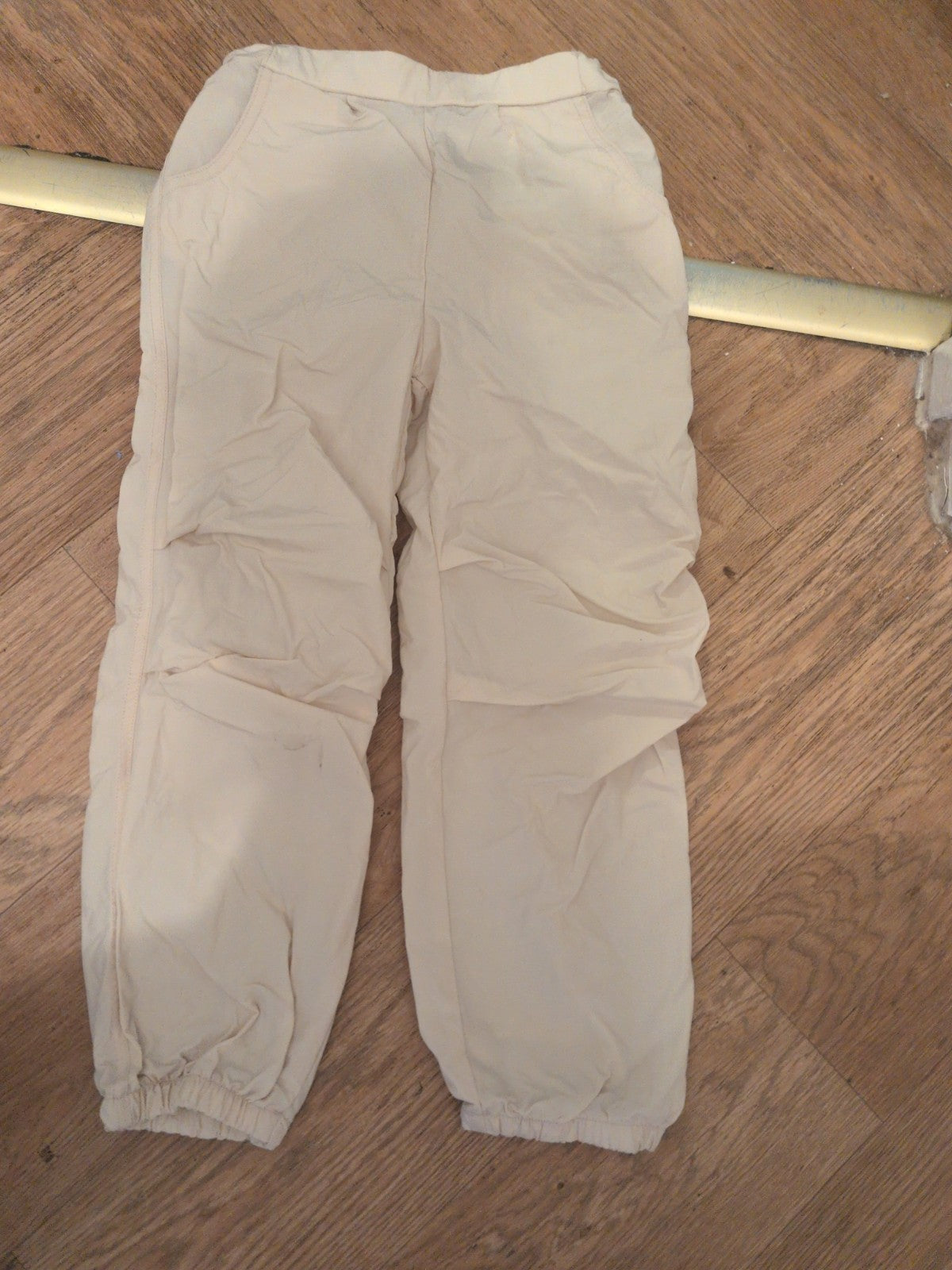 Matalan 4-5 Years Pale Beige Elasticated Trousers