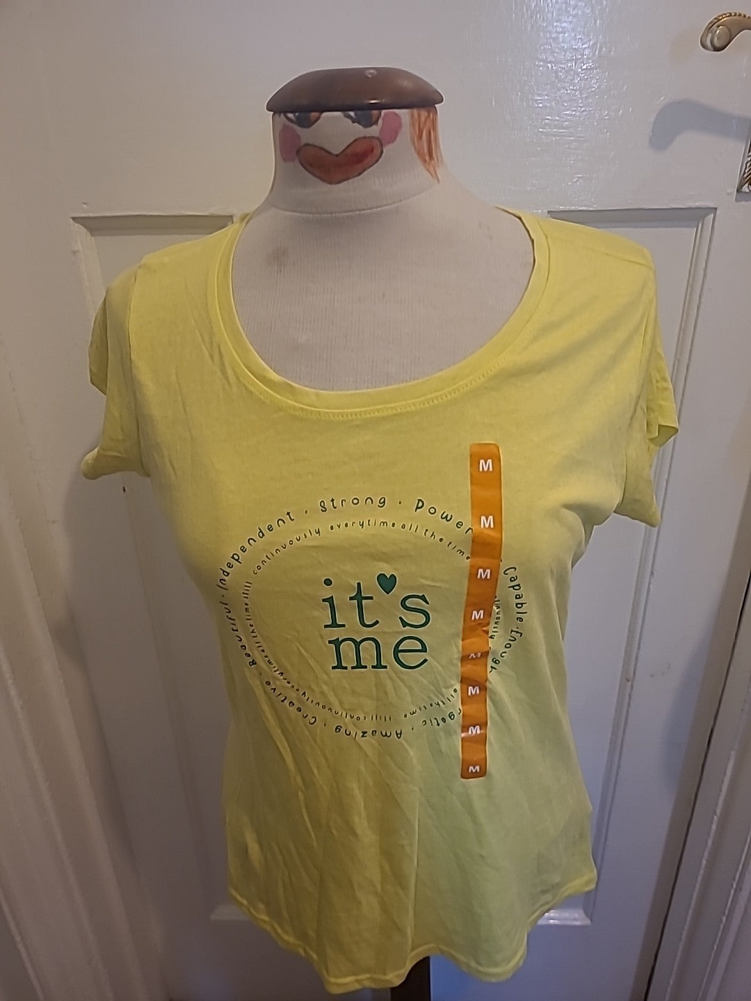 Ladies Brand New T.shirt Size Med Lime