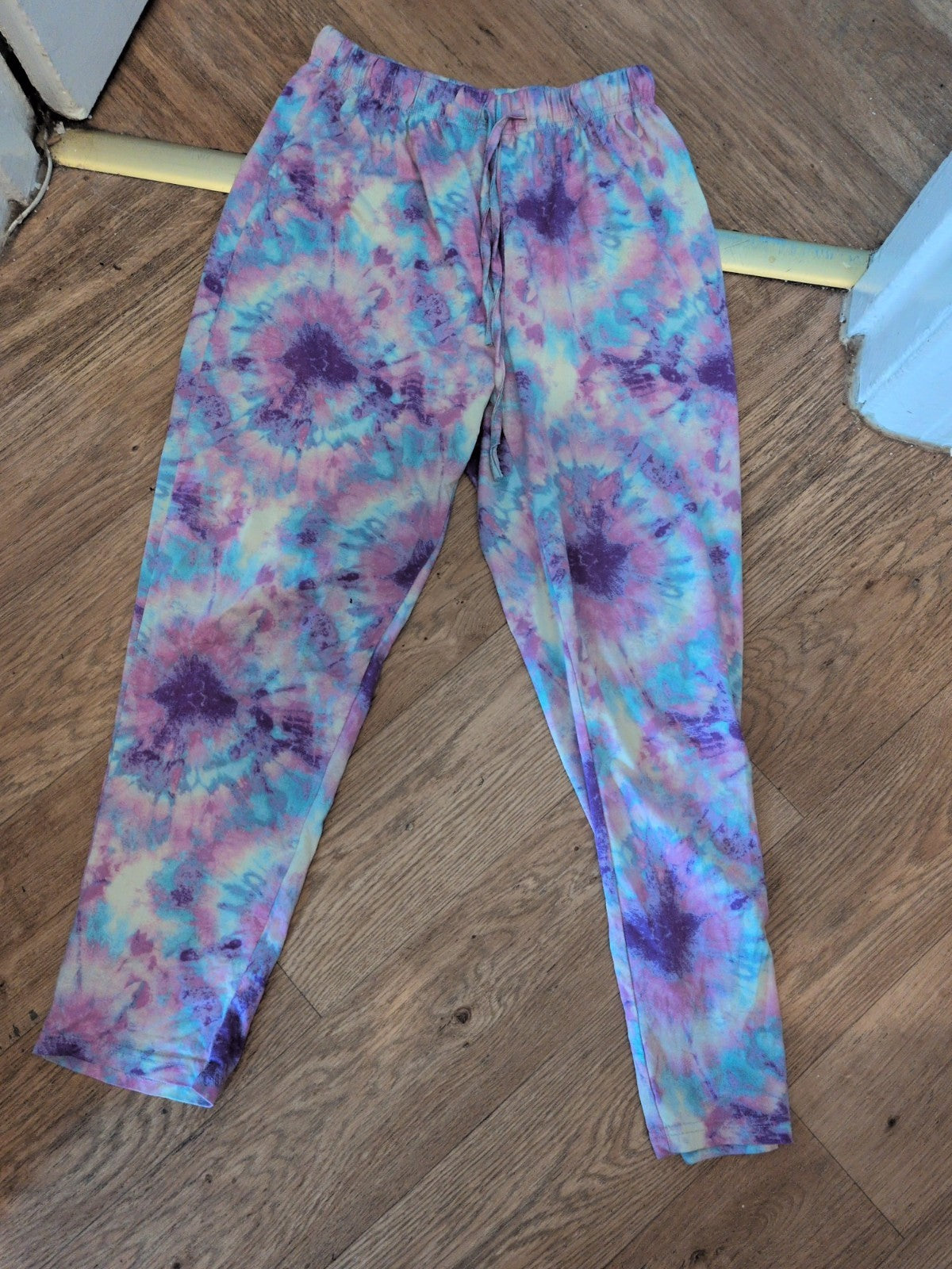 12-13 Multicoloured Dye Elasticated Leggings