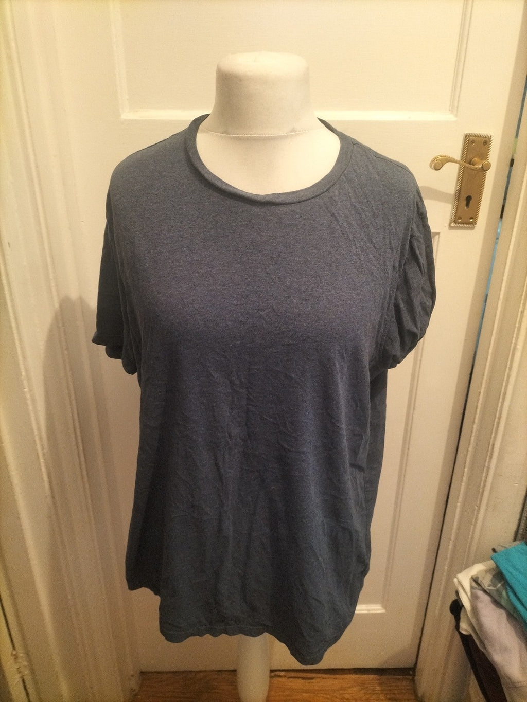 M&S Regular For XL Pure Cotton Grey T-shirt Short Sleeve