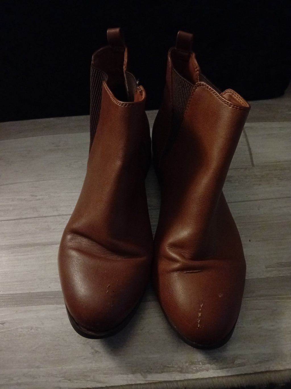 Ladies Tan Boots Wide Fit Size 7 Primark Free Delivery