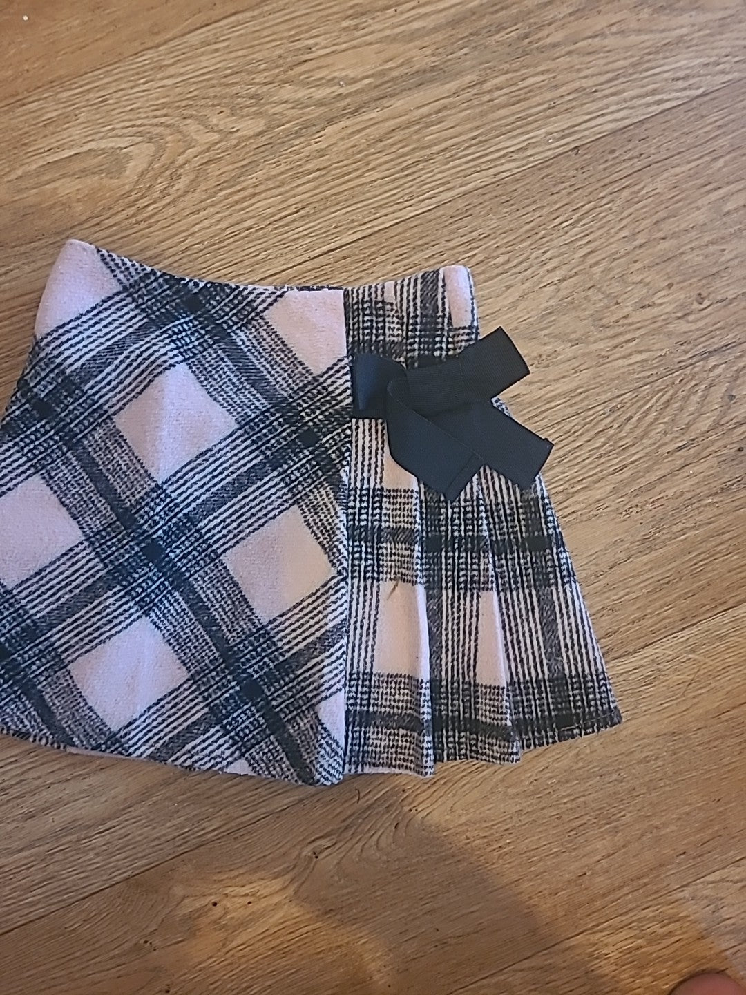 Girls Matalan Age 18-23 Months Pink Check Skirt