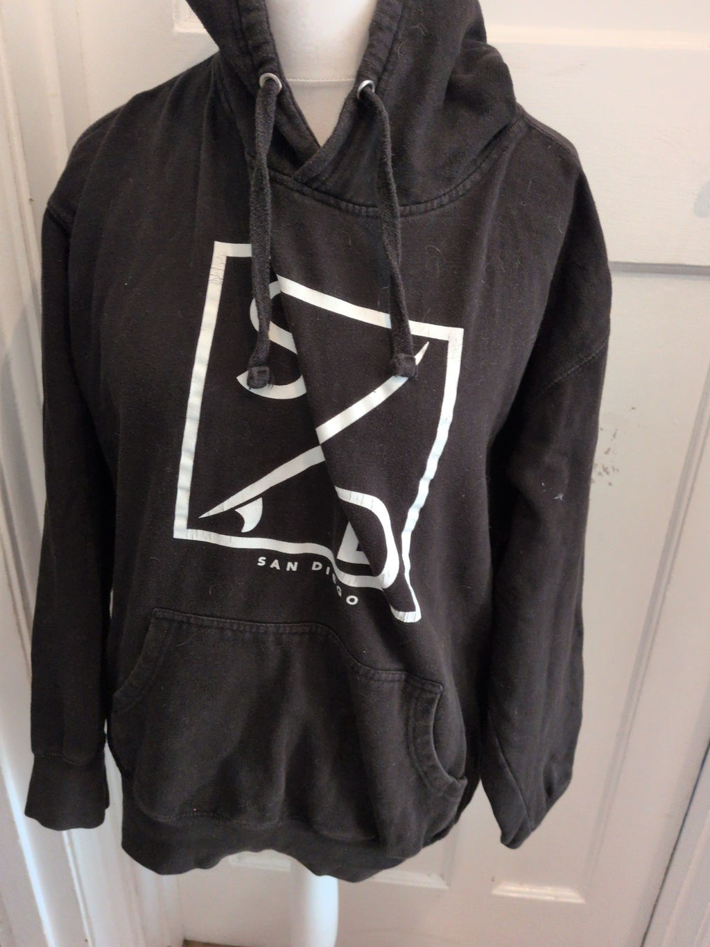 Large Black San Diego Pullover Hoodie