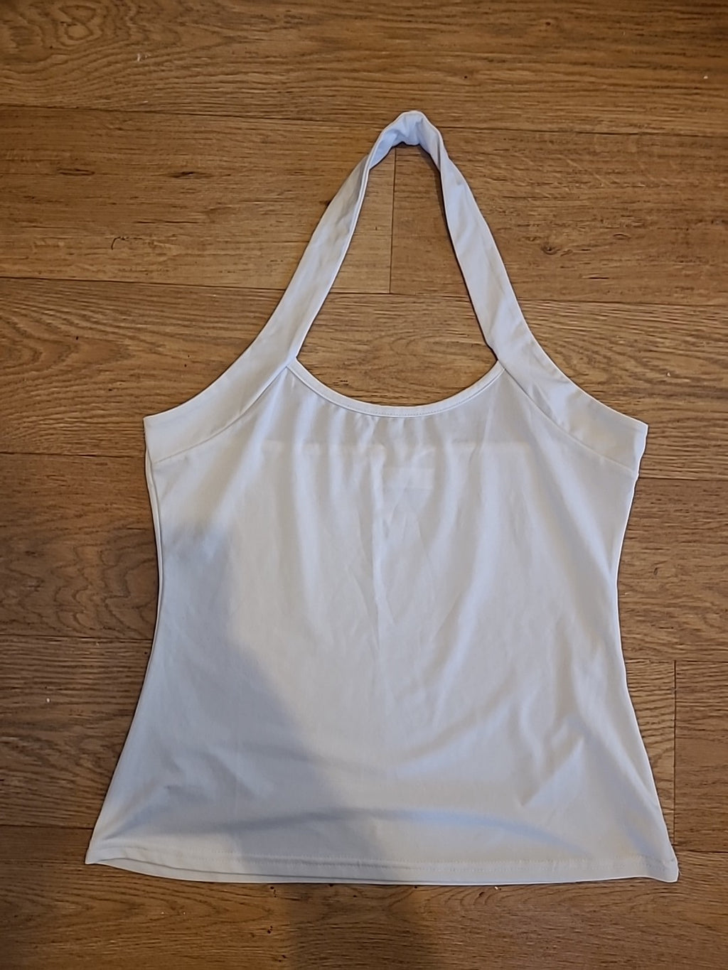Ladies Nuoxi Large White Halterneck