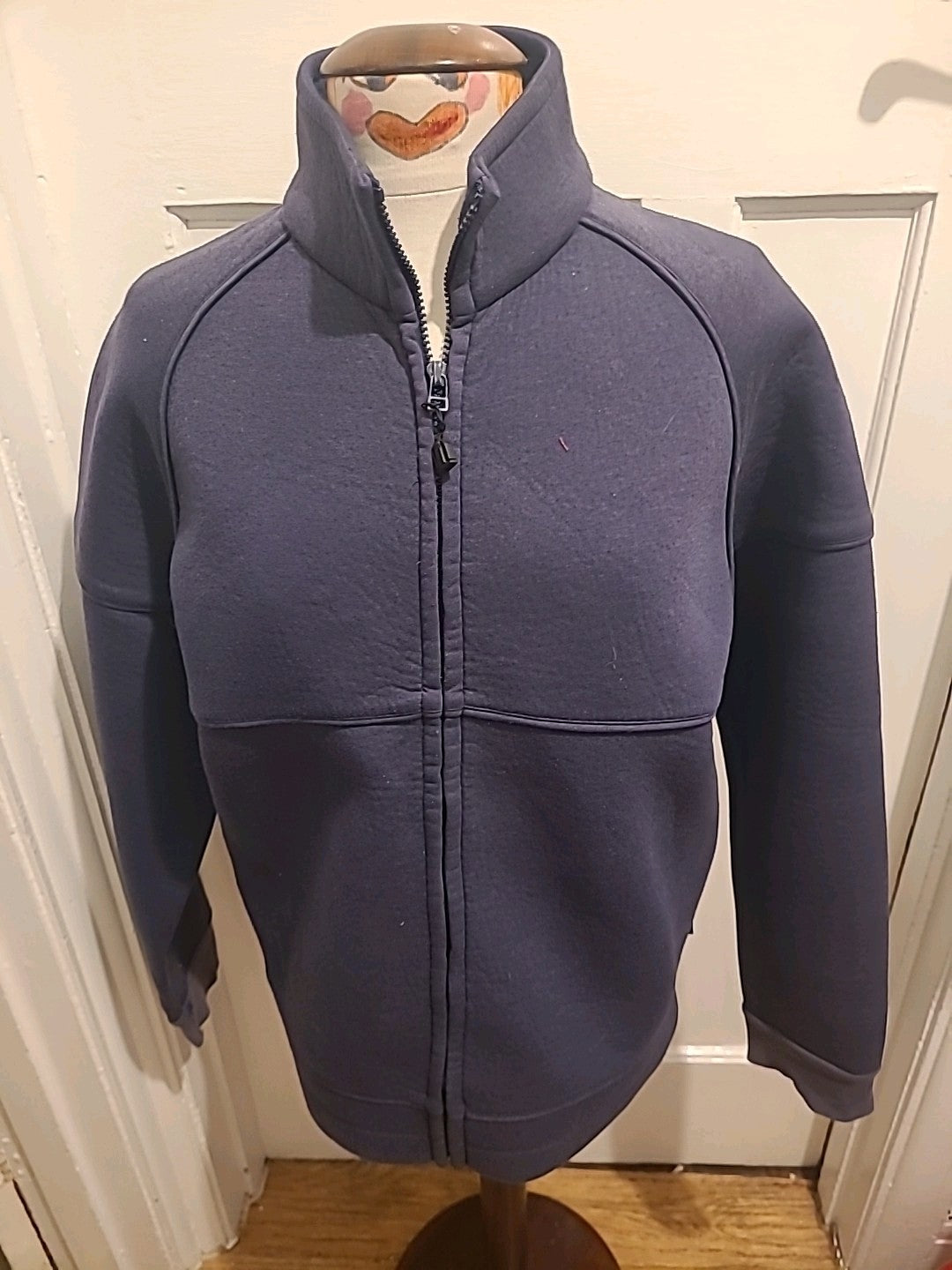 Mens Wrangler Size Medium Navy Zipped Jacket