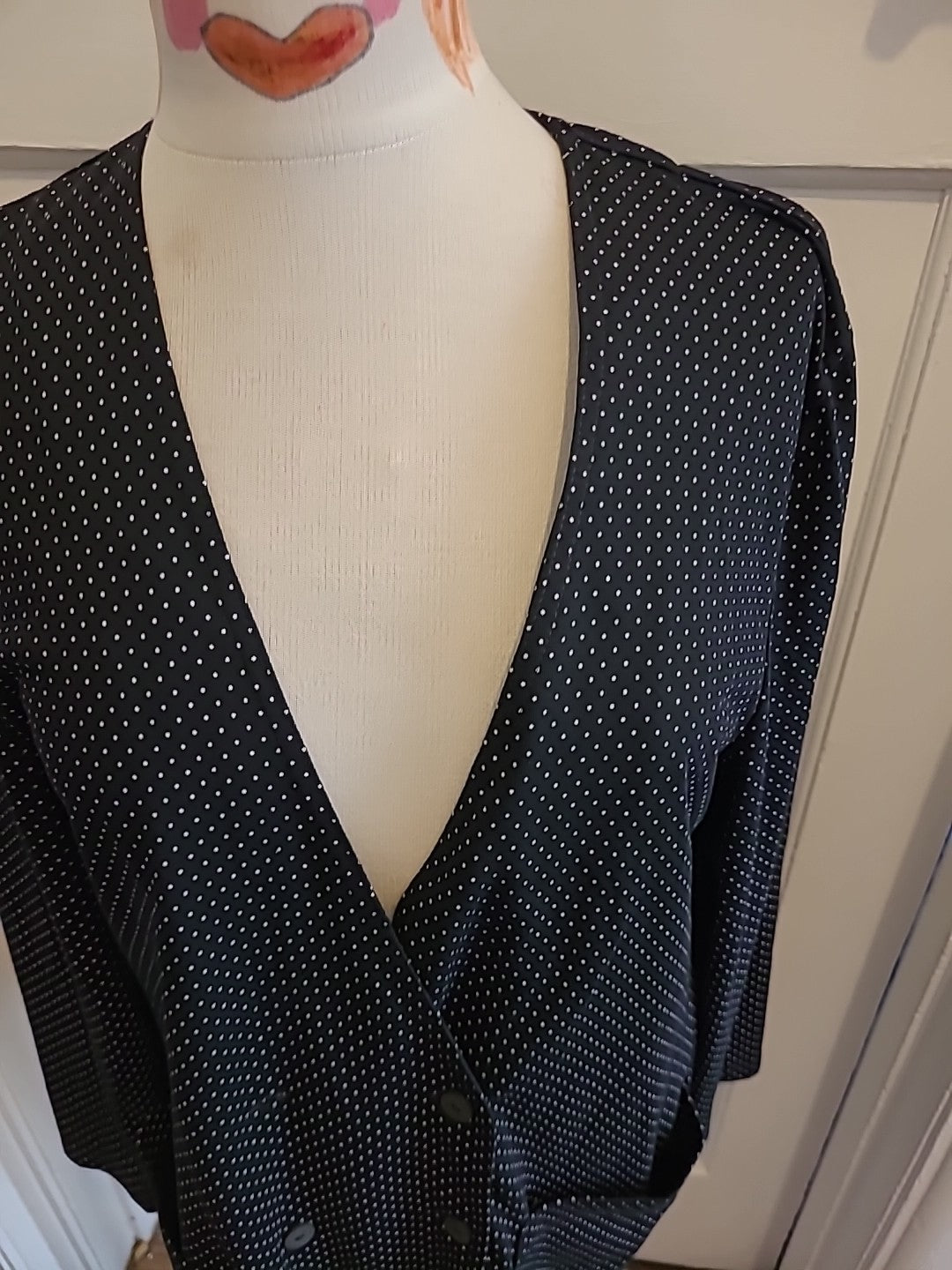 Ladies Woolworths Size 14 Polkadot Cardigan/Blazer