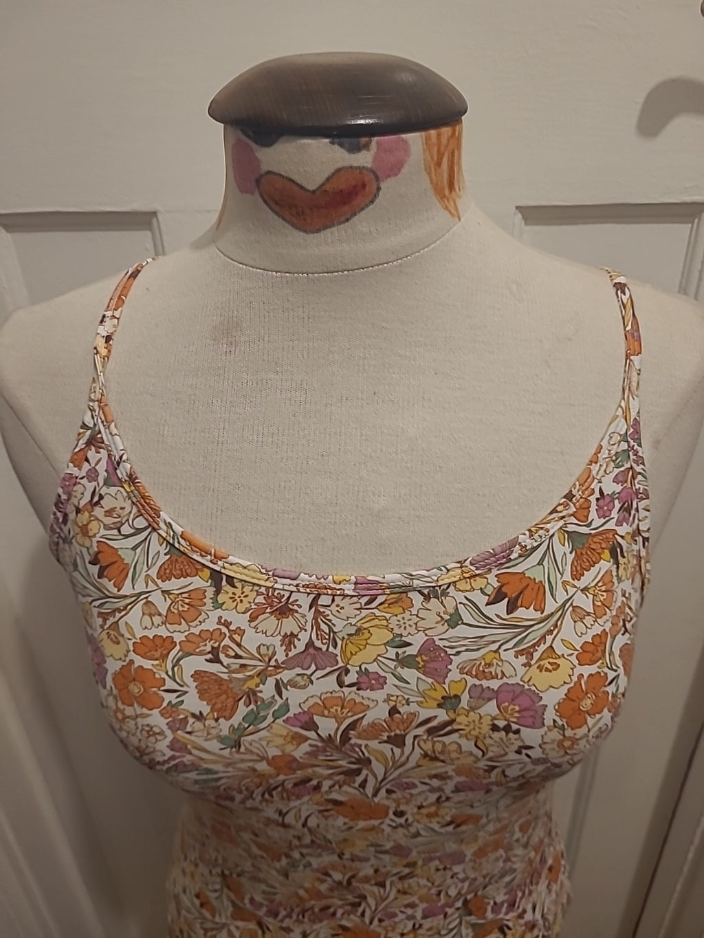Ladies Tu Size 12 Slim Fit Multicoloured Floral Cami