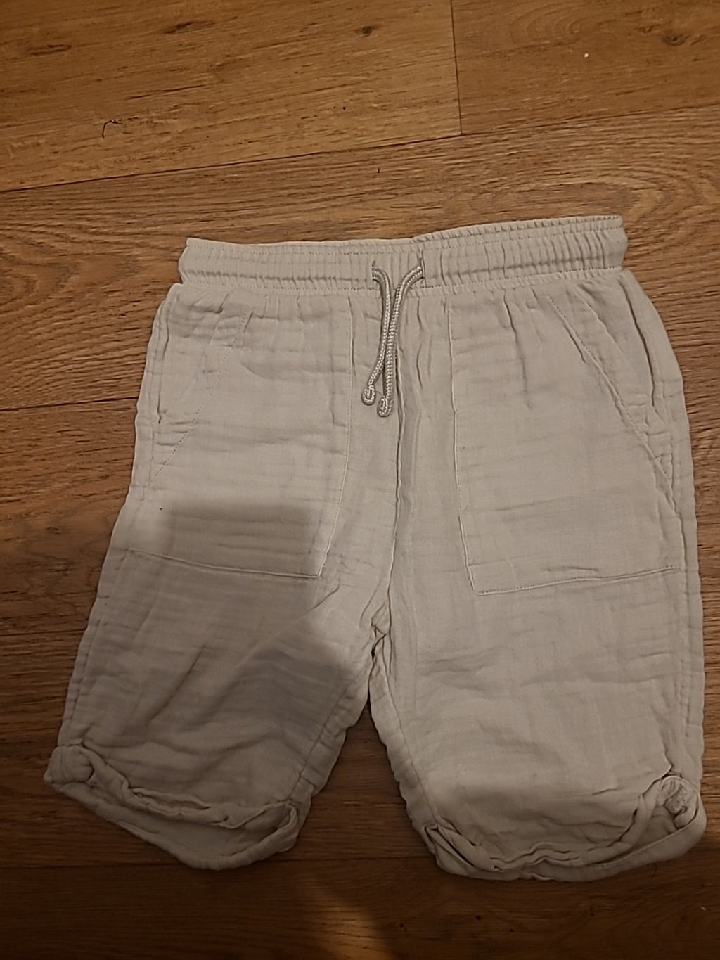Boys George Age 6-7 Years Beige Elasticated Shorts