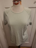 Ladies Jumper Size Large Teal Short Sleeve T-shirt
