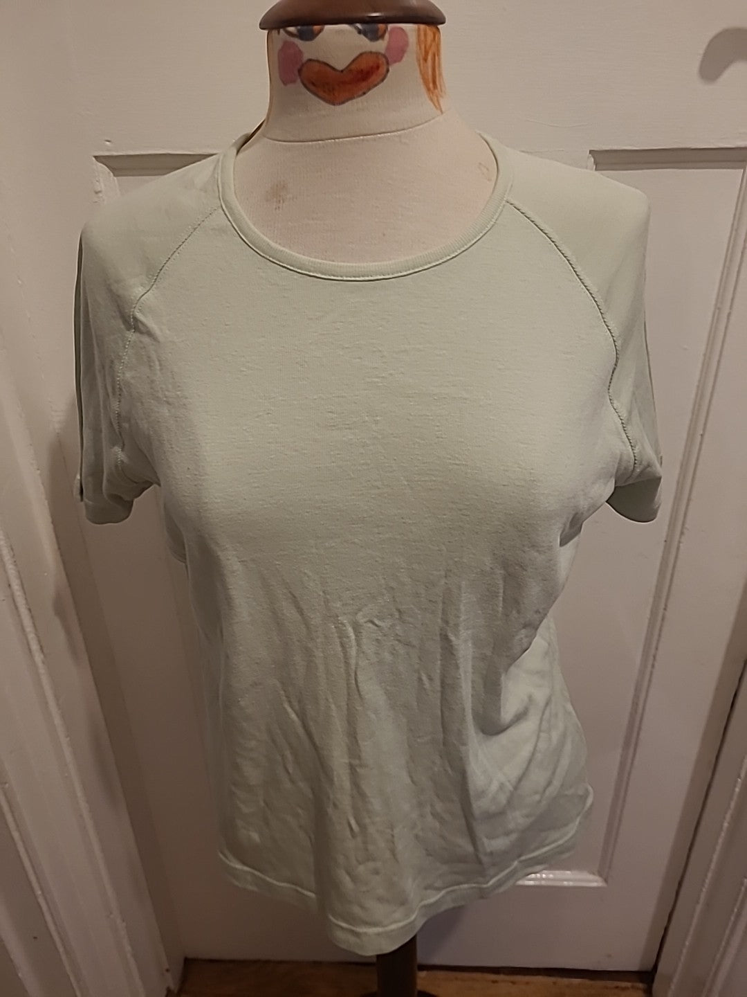 Ladies Jumper Size Large Teal Short Sleeve T-shirt